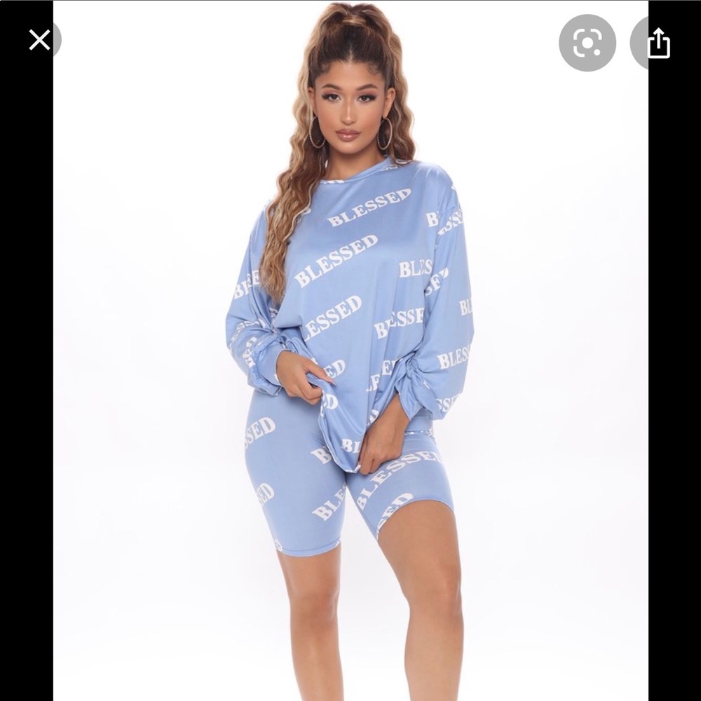 Tru Biker “Blessed” set from Fashion Nova
